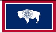 Wyoming Table Flags